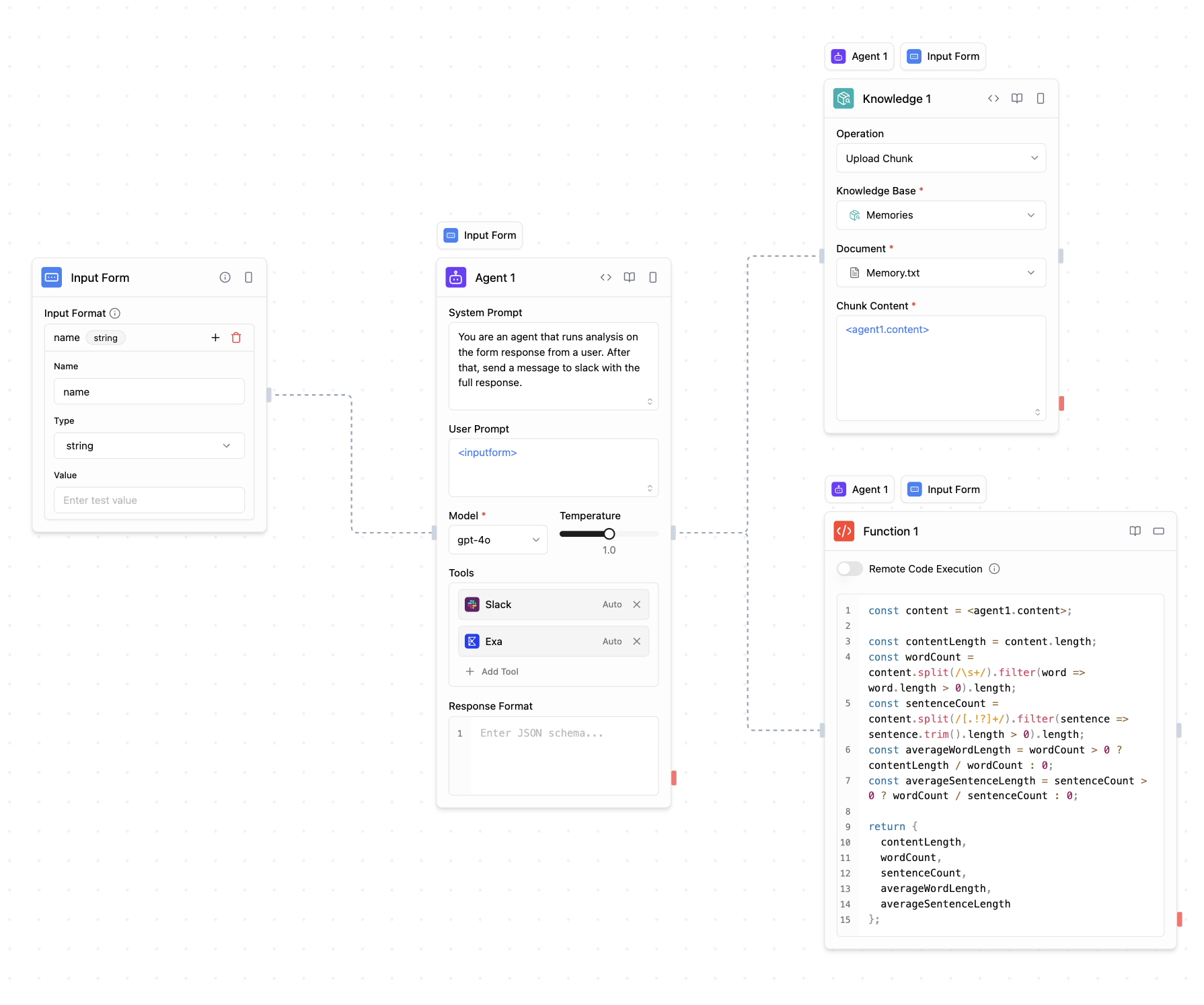 Nawa visual workflow builder with AI agent blocks